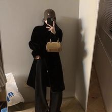 2025冬季新款羊羔毛外套女中长款加厚皮毛一体皮草水貂绒大衣