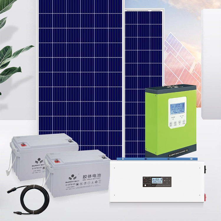 太阳能家用发电系统中东非洲适用光伏电池板高效能家用首选