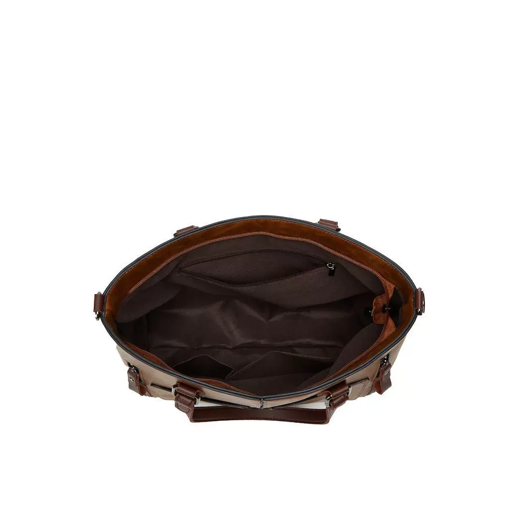 Universal capacious retro one-shoulder bag