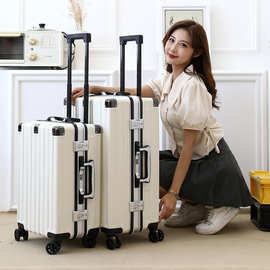 铝框拉杆箱旅行箱密码箱静音万向轮男女学生行李箱大容量旅行箱