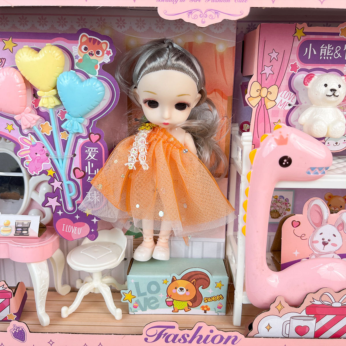 Princesa pequeña niño niña muñeca Barbie juguetes instituciones de entrenamiento de jardín de infantes premios de inscripción regalo caja grande al por mayor