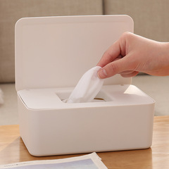 家庭用デスクトップ赤ちゃんウェットティッシュ紙箱蓋付きウェットティッシュ箱空箱収納プラスチックシール防塵マスク箱