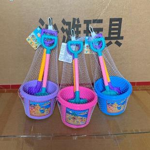 Children's Beach Toy Shovel and Bucket Set Baby Outdoor Beach Digging Sand Play Tools Street Stall Supply Wholesale