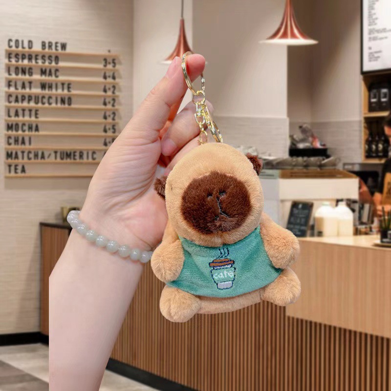 Coolomi monedero al por mayor de dibujos animados Yugui perro mochila colgante almacenamiento creativo niños estudiante mini llavero