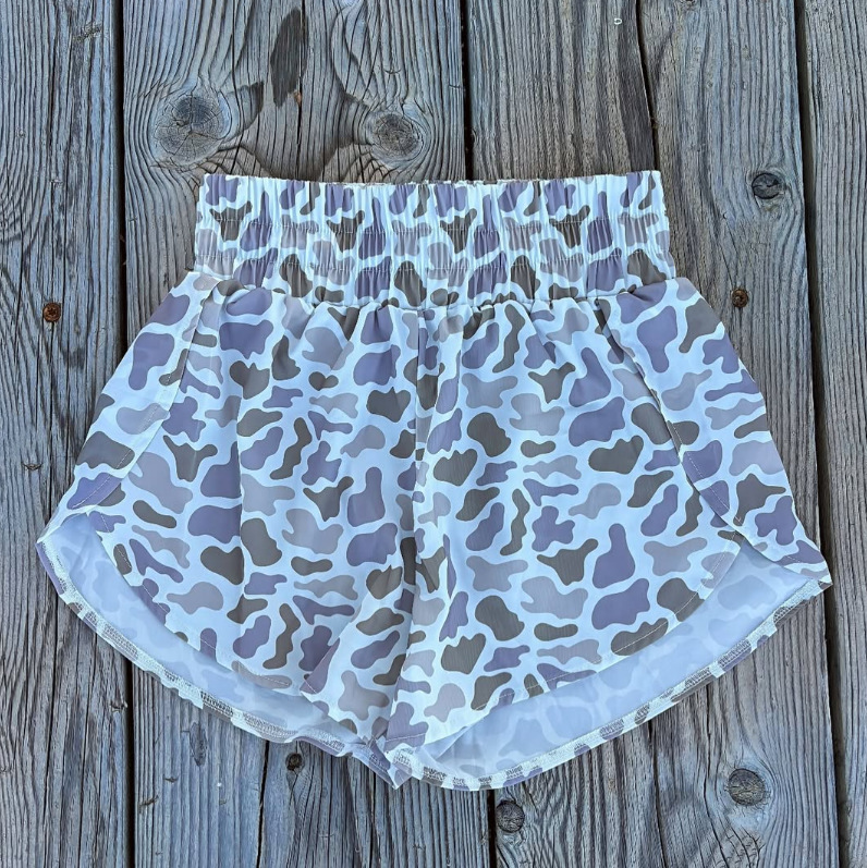 Print 6-thick waist purple