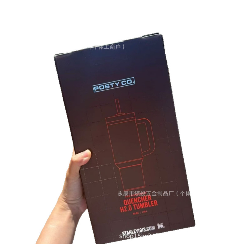 跨境Stanley限量款汽车杯大容量保冷不锈钢吸管保温杯户外冰霸杯|undefined