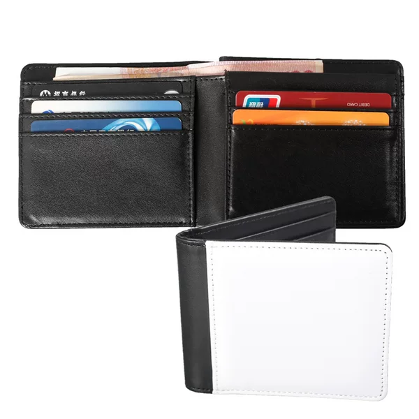 Heat Transfer Blank Men's Wallet Cross-Border Hot-Selling Sublimation Protective Cover Series Consumables Wholesale Short Wallet