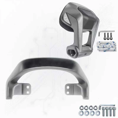 Electric car rear backrest Rear Backrest Mmax90/Max110P/Q30C/85C - aluminum-alloy-armrest-aluminum-alloy-backrest-gun-gray-as-shown-in-the-picture