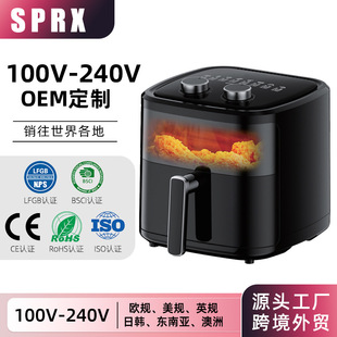 Cross-Border Customized Air Fryer Visual Model 3021 American and European Standard Air Fryer Electric Fryer for Home Use