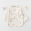 [Double row upper pocket] Milk yellow mushroom