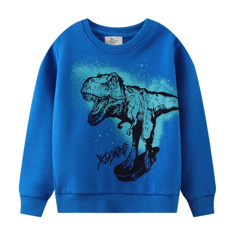 Fashion Dinosaur Cotton T-shirts & Shirts display picture 1