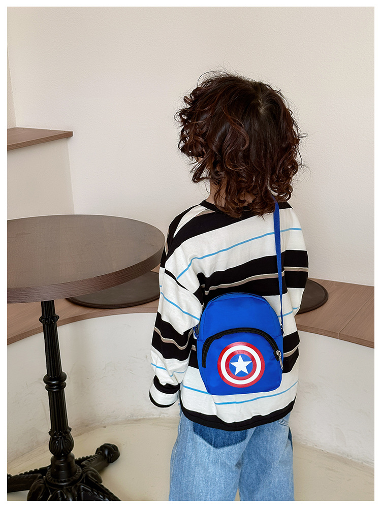 2023 Children's Casual crossbody Bag, New cartoon small crossbody bag for primary school students, portable mobile phone coin purse for boys' Outing undefined