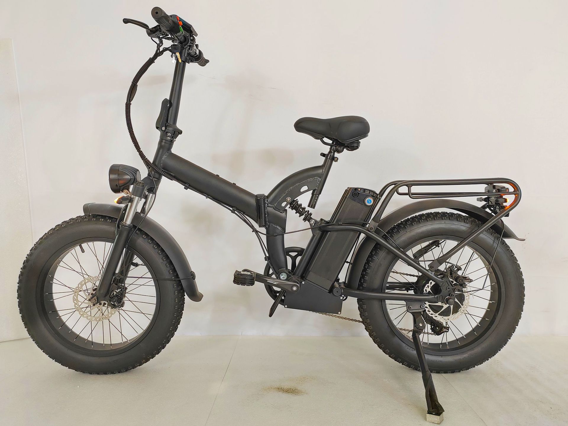 Take-out delivery electric vehicle assembly Snow Beach folding electric bicycle torque sensing power electric vehicle
