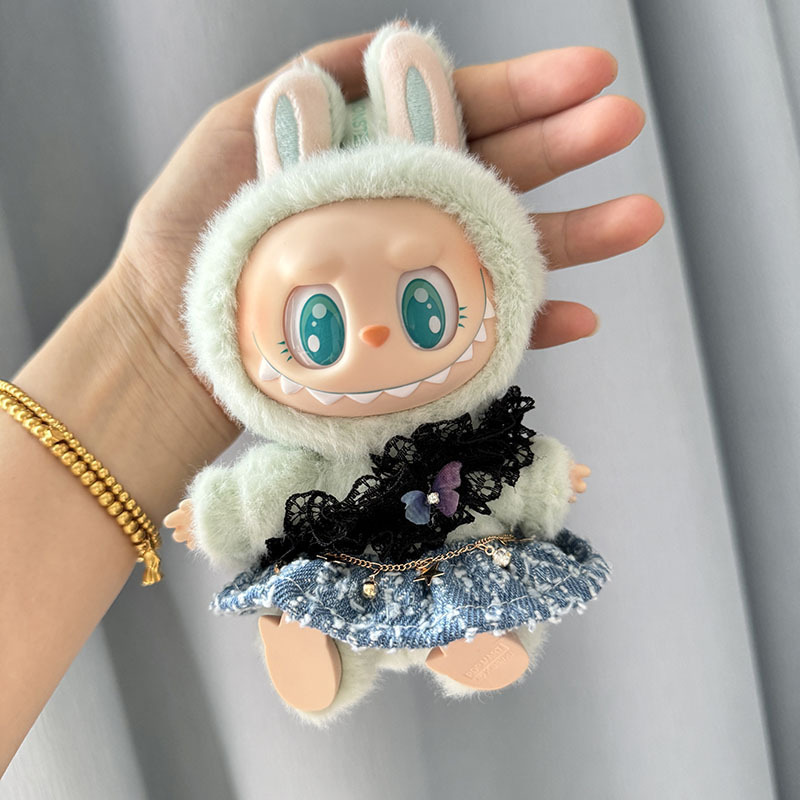 服のみ】第二世代ブラインドボックス ラブブ服 エポキシ樹脂製顔飾り ラブブ シットシットパーティーシリーズ ベビー服 可愛い|undefined