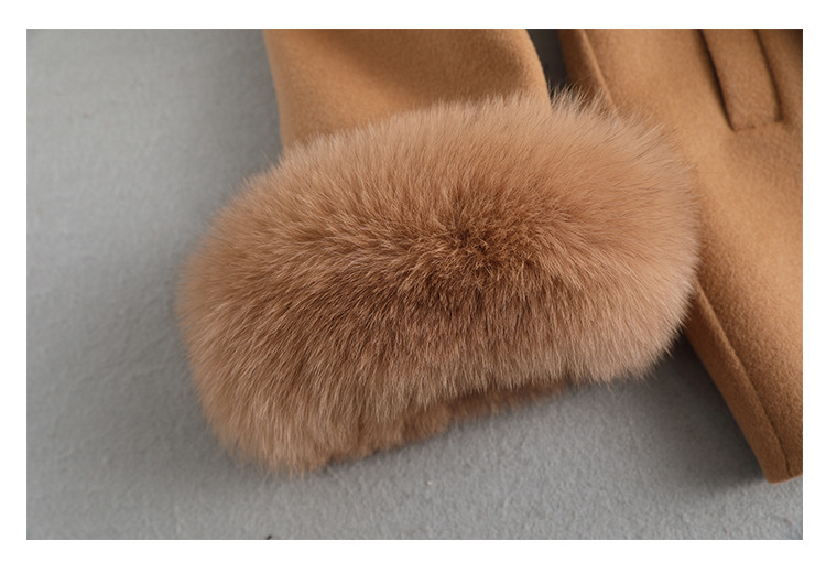 Women's Clothing Autumn And Winter New Style Fox Fur Collar Gao Rui Double Faced Cashmere Coat Women's Medium And Long Wool Double Faced Wool Coat_voghion.com