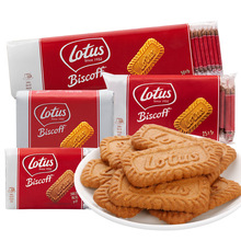 焦糖餅干lotus比利時進口餅干小包裝早餐網紅零食和情繽咖時批發