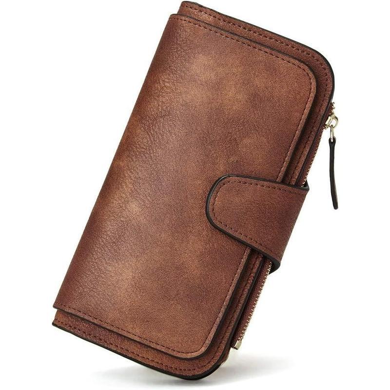 2025 New Cross-Border Dropshipping Women's Wallet Leather Barrier Designer 70% off Card Holders