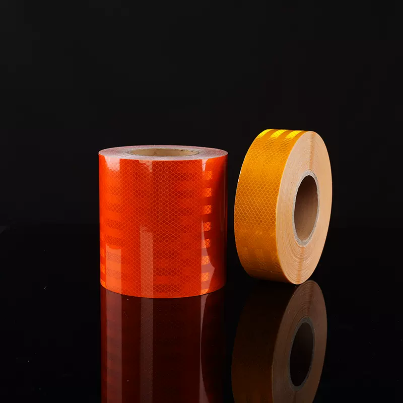 货车反光贴车身反光条汽车贴纸车辆年审检测警示标识反光膜高亮度