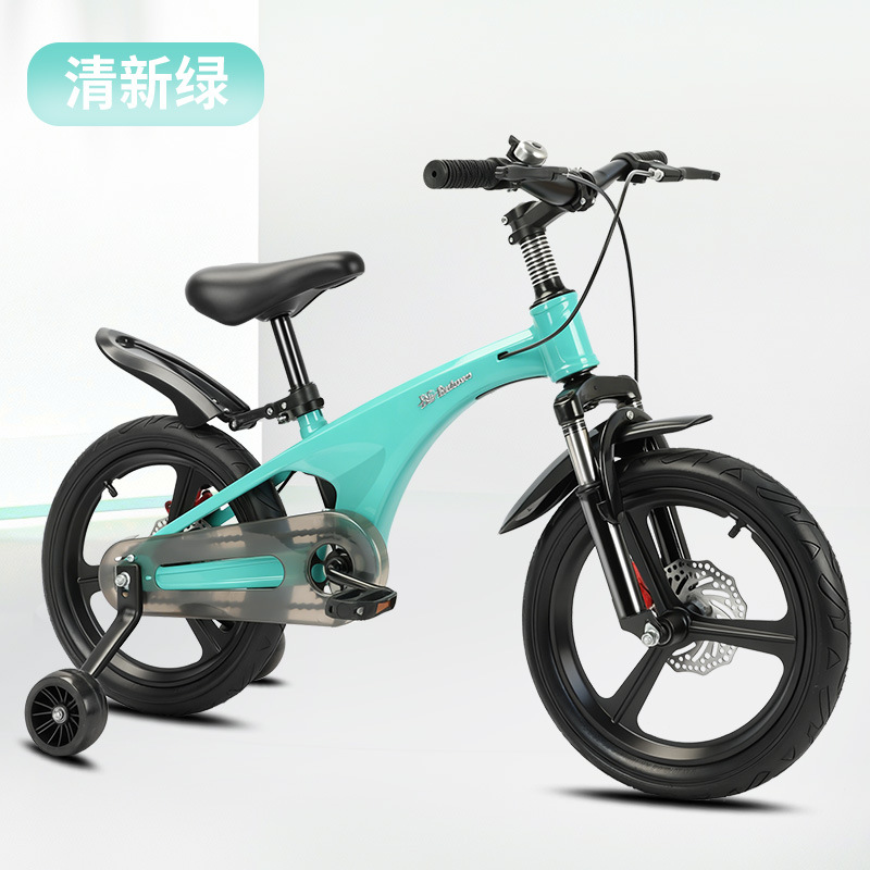 Bicicleta infantil de aleación de magnesio nueva para niños y niñas de 2-3-5-7-9 años, bicicleta para bebés de 14/16/18 pulgadas