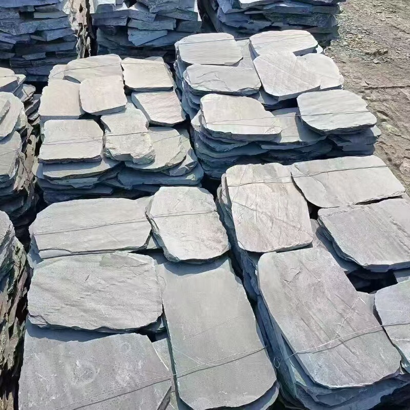 Blue Stone Garden Lawn Stepping Stones Courtyard Cultural Stone Footpath Park Outdoor Paving Tiles Yard Stepping Stones