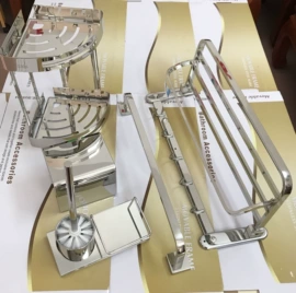 卫浴挂件套件;毛巾环/杆/架;纸巾架