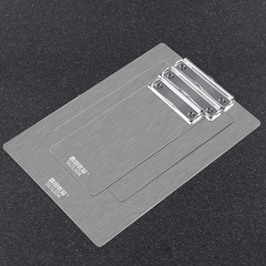 春田304不鏽鋼文件夾板金屬文件板夾資料夾菜單食品公司專用書寫