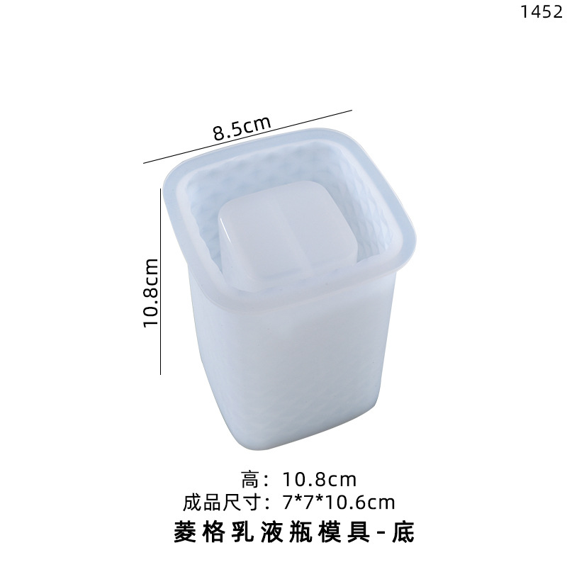 Yu Meiren DIY molde de cristal epoxi múltiples pluma contenedor caja almacenamiento suculenta cuenca silicona fuente al por mayor