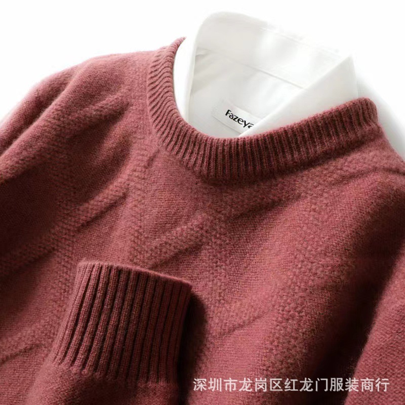 2022 Autumn and winter new stylish thick pullover sweaters for men and warm wool sweaters, wholesale from foreign trade sources at street stalls pic 33