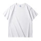AG0011 40S Double Yarn Short Sleeve Summer Cotton T-Shirt for Boys and Girls Sports Leisure Teenagers Round Neck