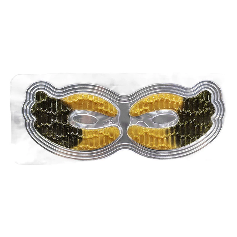 Маска для глаз, коллагеновая повязка на глаз в форме бабочки, черное золото, укрепляющая маска для глаз против морщин, патч, световые линии, темные круги, повязка на глаз, завод