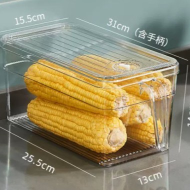 抽屉式收纳食品级塑料保鲜鸡蛋盒厨房冰箱整理神器多层水果收纳盒|undefined