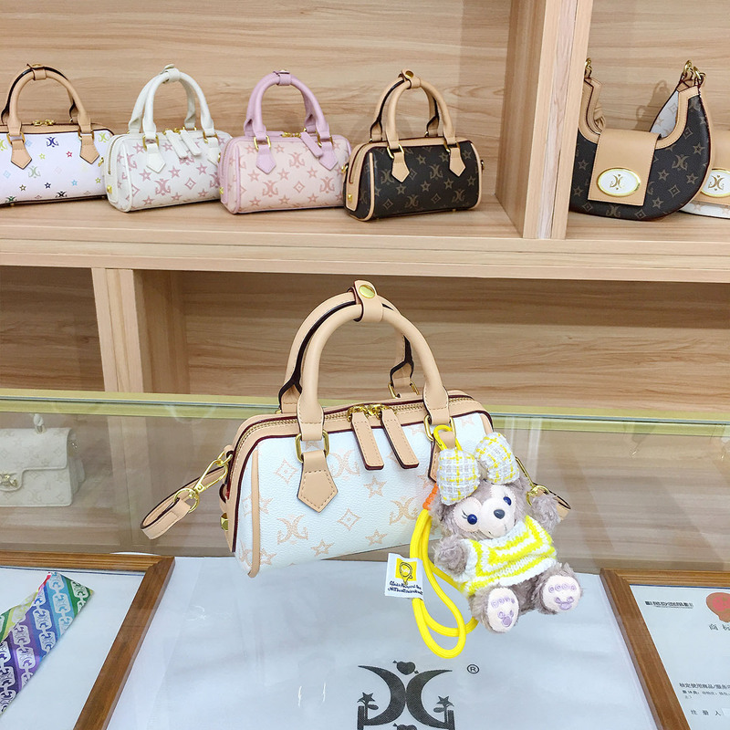 一件代发今年流行甜美波士顿包包女枕头包新款高级感手提斜挎小包|undefined