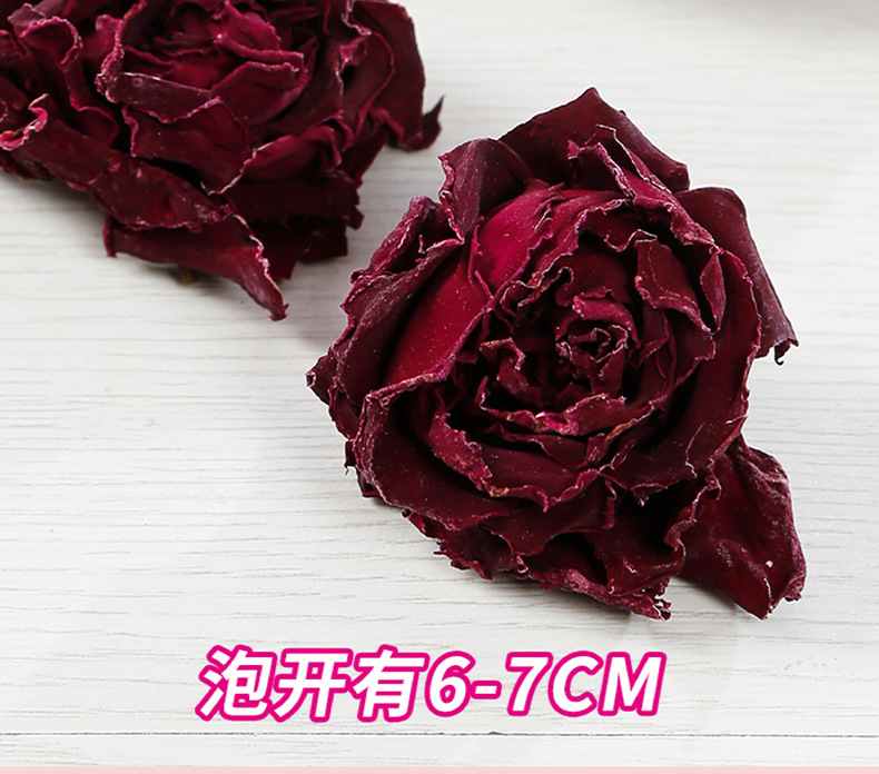 Yunnan Mo Hong Rose Bud Tea Mei Gui Hua Gua Freeze Dried Whole Blossoms Edible 25g Jar overview