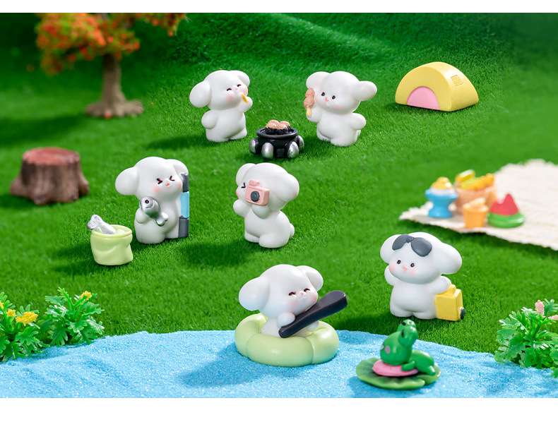 Estilo De Dibujos Animados Animal Resina Adornos Decoraciones Artificiales display picture 3