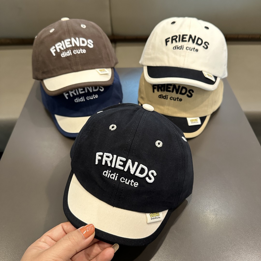 Sombrero de bebé primavera y otoño letras delgadas bordadas gorras de béisbol para niños y niñas sombrilla para bebés y niños gorras de protección solar de verano