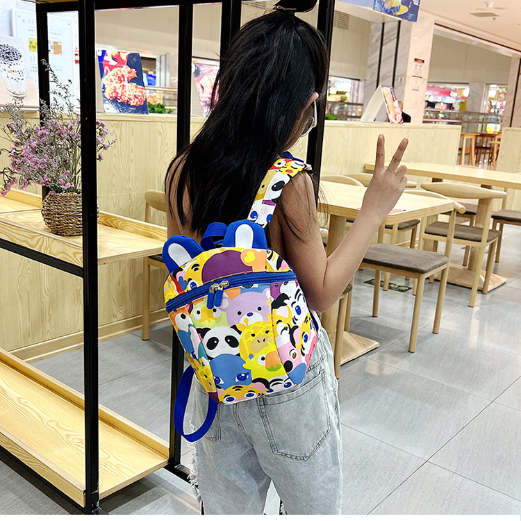 Wholesale schoolbags for boys and girls in kindergartens, cartoon anti-wandering ropes, children's backpacks, and trendy casual bags for children aged 2 to 6 undefined