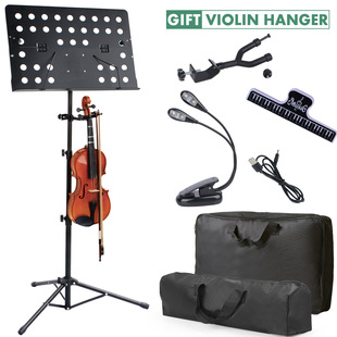 Cross-Border Export Foldable Music Stand Plastic Music Stand Metal Portable Telescopic Guitar Score Violin Guzheng