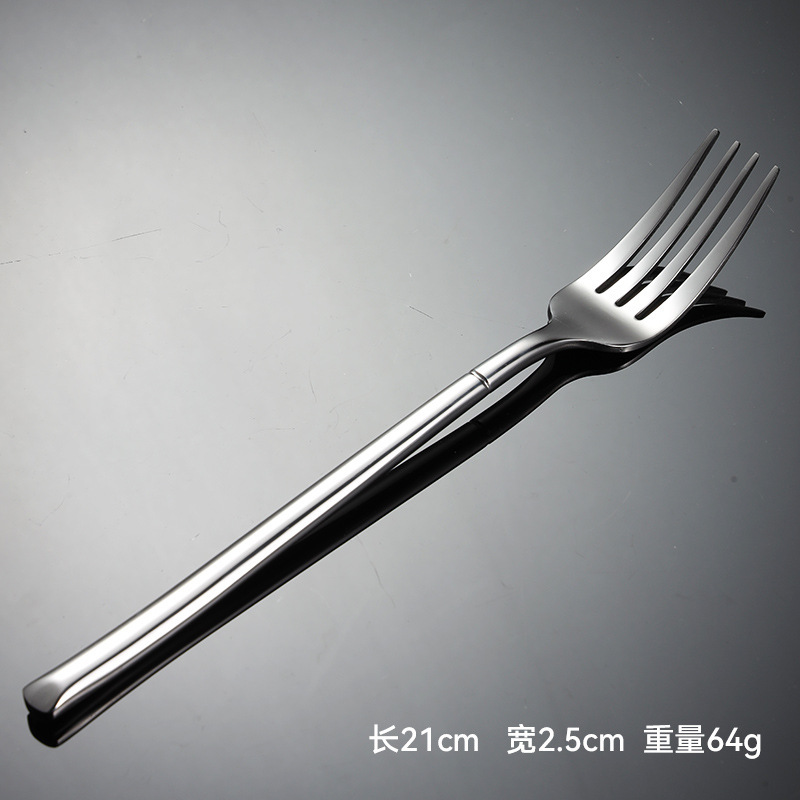 エーン304ステンレスナイフとフォークスプーン西食器多規格騎士鏡面研磨角柄会社プレゼント|undefined
