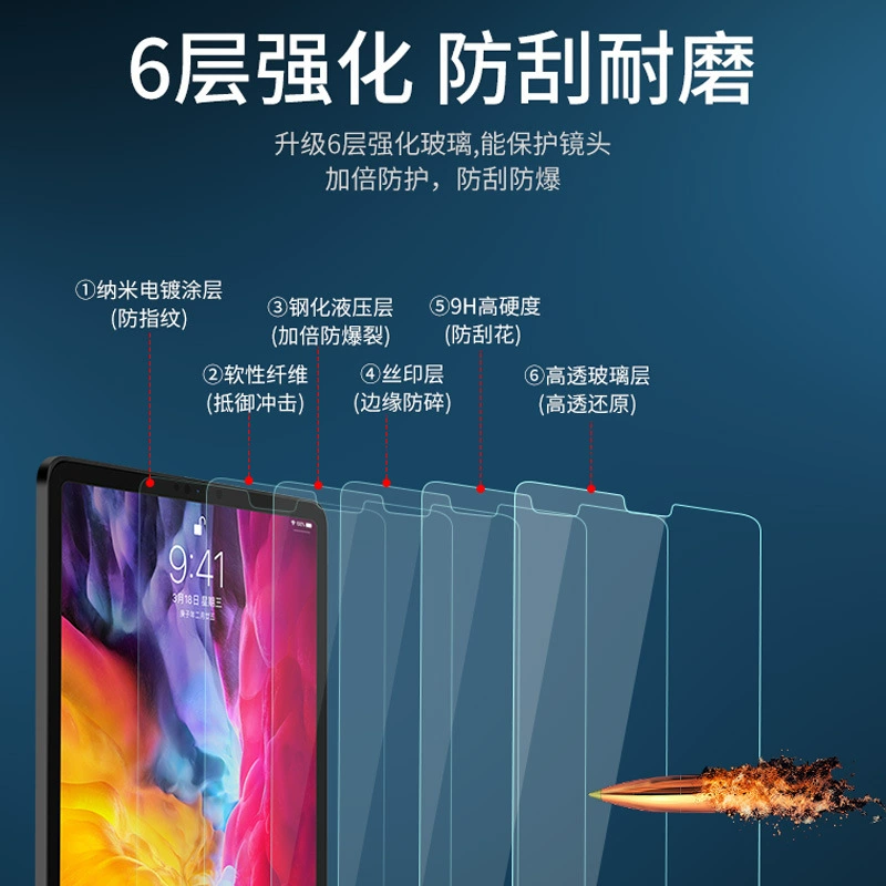 Подходит для iPad10 защитная пленка Pro11 защитная пленка 10.9 Apple плоская панель Air16 пленка MINI123456