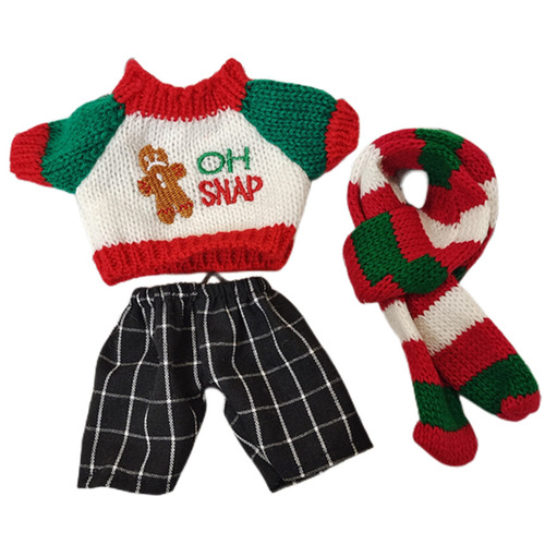 20cm cotton doll clothing accessories collection head dog medium size clothes sweater overalls accessories handmade baby clothes