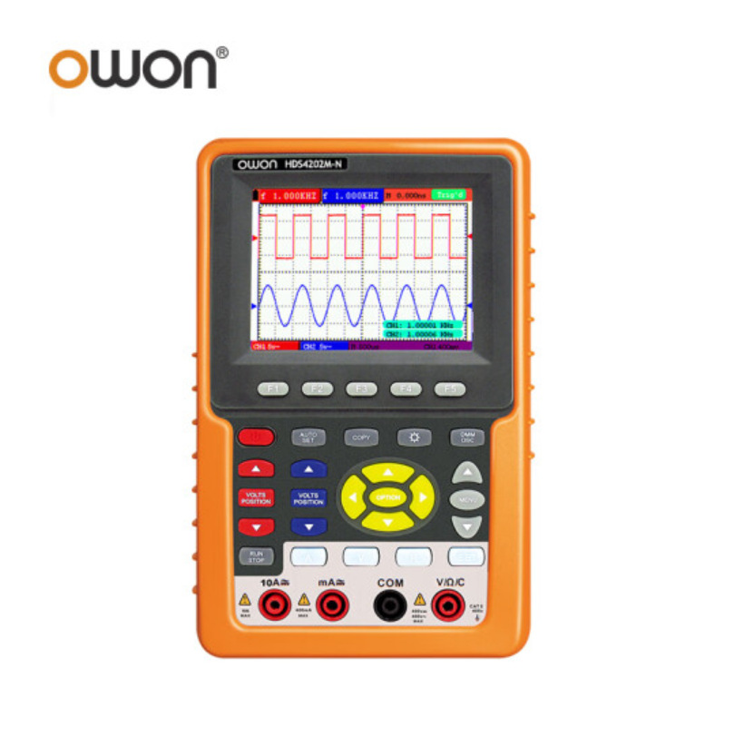 利利普owon手持示波器HDS4202M-N汽修手持便捷小型示波表万用表