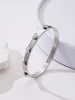 【116】Silver love heart diamonds