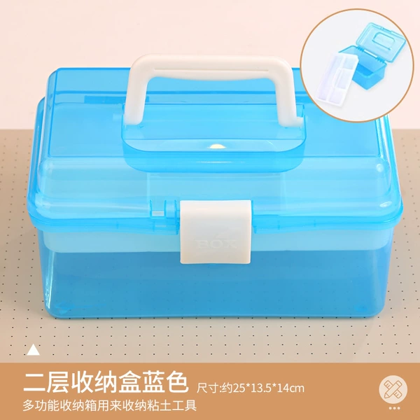 Blue storage box