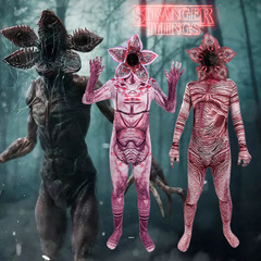 Piranha jumpsuit Halloween horror cosplay tights clothing children and adults same style Stranger Things
