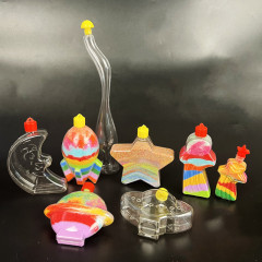 PVC砂画瓶PETG彩砂瓶子供創意diyプラスチック砂画瓶流砂願い事瓶卸売り