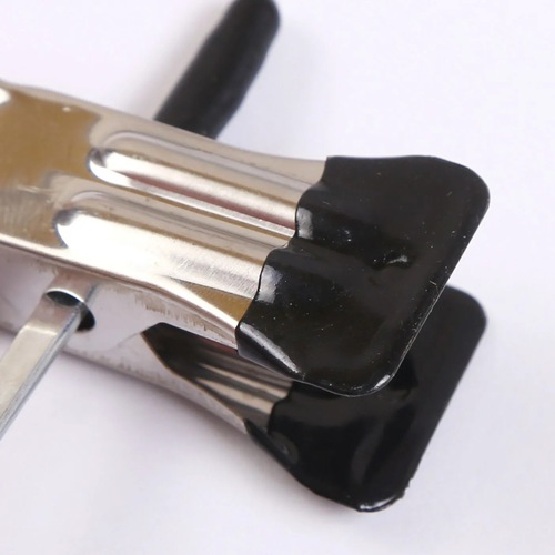 Metal trouser rack household trouser clip non-slip skirt clip wholesale trouser clip hanger seamless trouser rack with clip