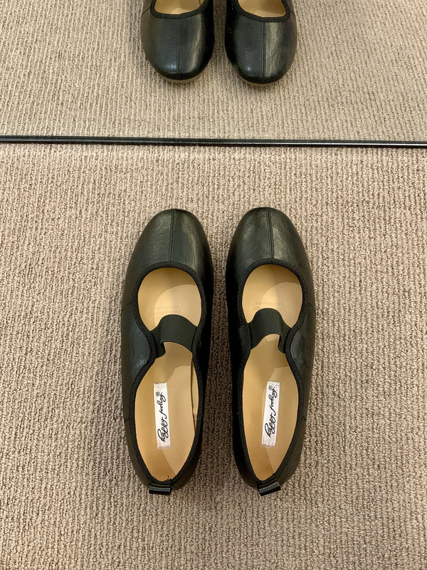 平底银色浅口芭蕾舞单鞋女春秋新款复古温柔仙女风一字带玛丽珍鞋|undefined