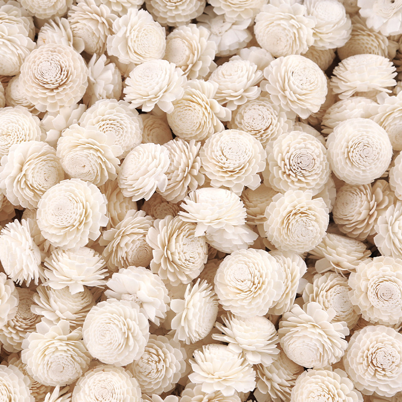 Spot ratán flor de hierba 4,5 cm flor de aroma de crisantemo sin corazón varilla de expansión de incienso accesorios decorativos flores secas hechas a mano flores artificiales