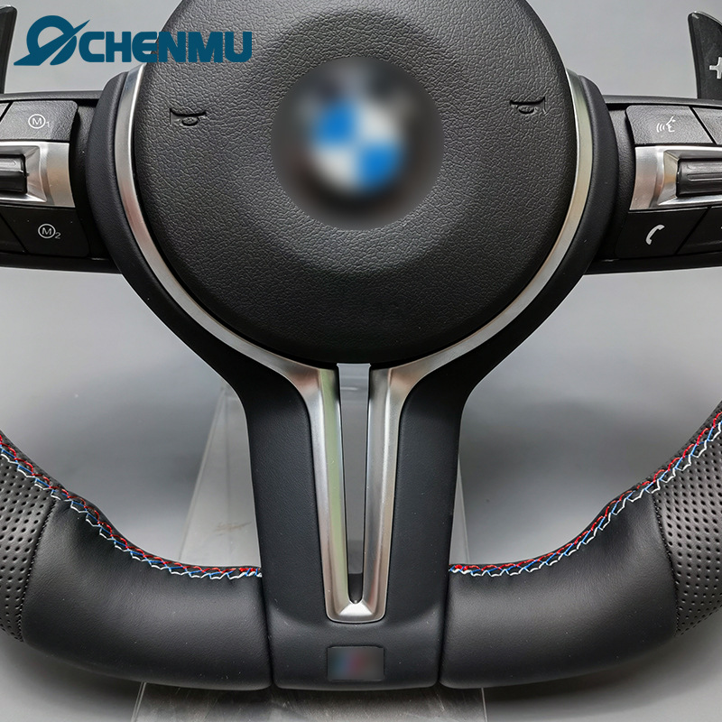 Modified Flat Bottom Sport Steering Wheel for BMW 1 2 3 4 5 6 7 Series X1 2 3 4 5 6 F10 F30 F35 F15