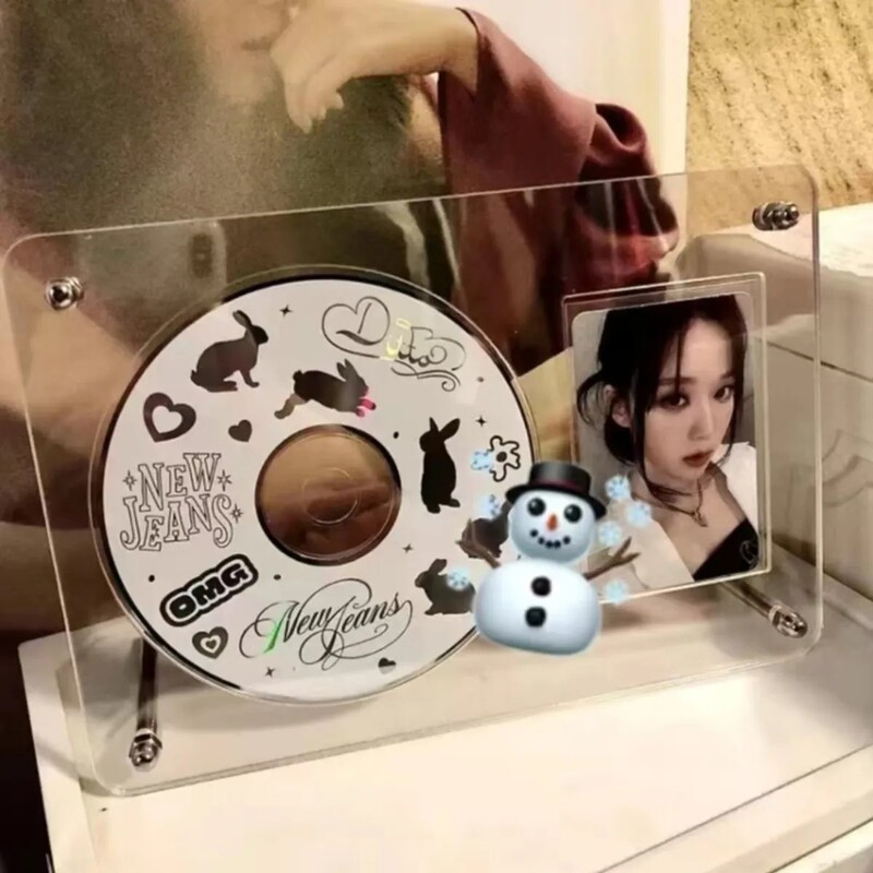 New Cd Photo Frame Album Acrylic Stand Transparent Desktop Display Stand Idol Display Rack New Cd Photo Frame Album Acrylic Stand Transparent Desktop Display Stand Idol Display Rack